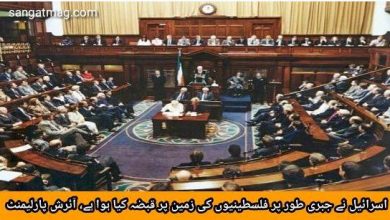 Photo of اسرائیل نے جبری طور پر فلسطینیوں کی زمین پر قبضہ کیا ہوا ہے، آئرش پارلیمنٹ