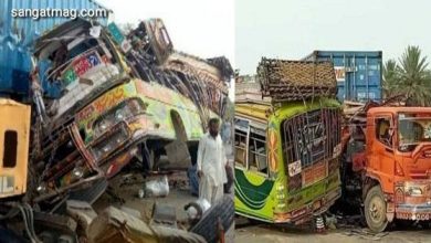Photo of ڈیرہ غازی خان کے قریب بس اور ٹرالر میں تصادم سے 34 افراد جاں بحق