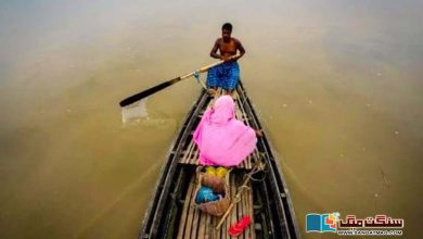 Photo of دریائی کٹاؤ نے کشتیوں پر بسا دیا، بنگلہ دیش کے ’مانتا لوگ‘ کی کہانی