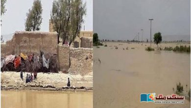 Photo of بارش اور سیلاب: سندھ کا علاقہ ’کاچھو‘ جہاں ہر دوسرا گاؤں پانی میں گھرا ہے