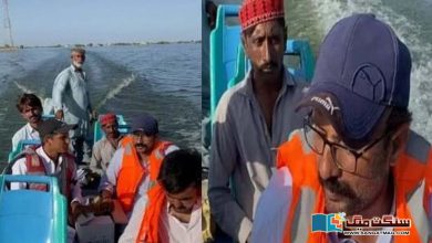 Photo of دادو: کشتی خرید کر سیلابی پانی میں پھنسے دو ہزار افراد کو ریسکیو کرنے والا عابد حسین