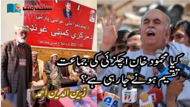 Photo of کیا محمود خان اچکزئی کی جماعت تقسیم ہونے جا رہی ہے؟