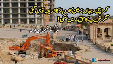 Photo of کراچی، جہاں زمین کاروبار کا ذریعہ تو بن گئی مگر غریب کا حق نہ بن سکی!