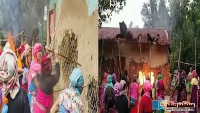 Photo of ’عورت کا جسم میدان جنگ نہیں،‘ منی پور میں خواتین نے ملزم کے گھر کو آگ لگا دی
