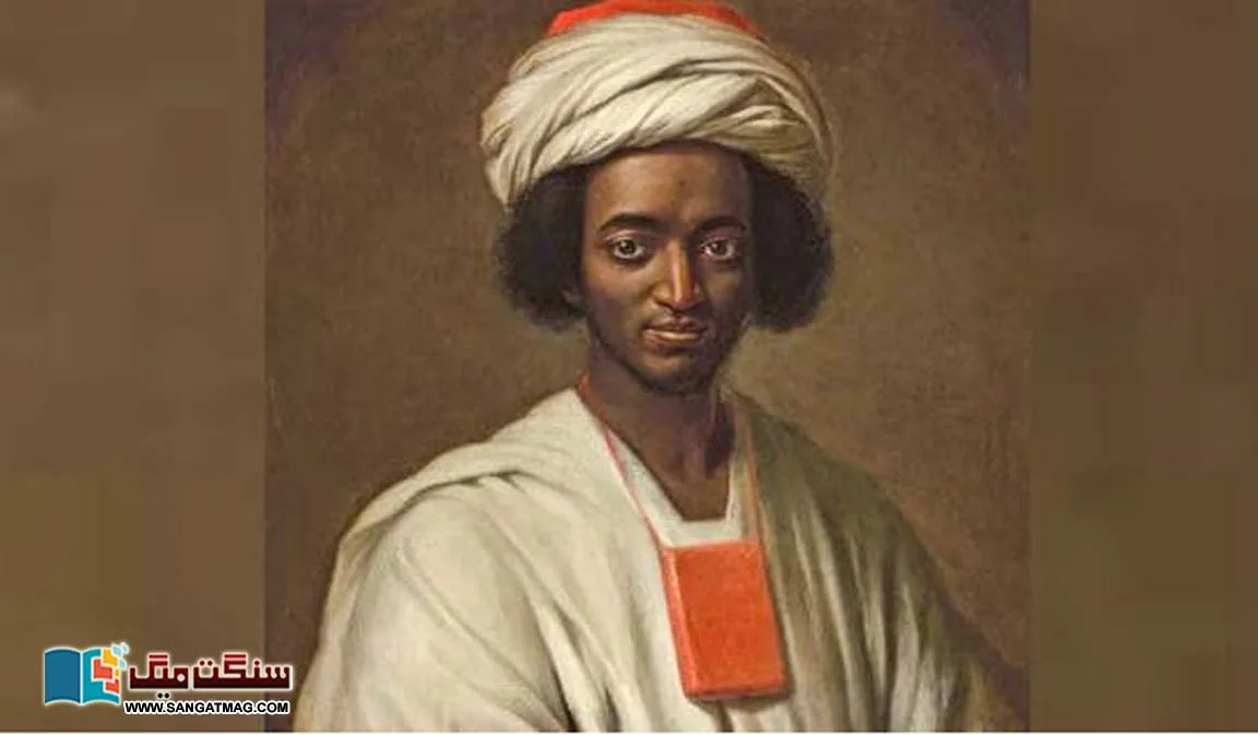 story-of-Ghulam-Diallo-with-Quran-around-his-neck-turban-on-his-head-bitter-smile-on-his-face