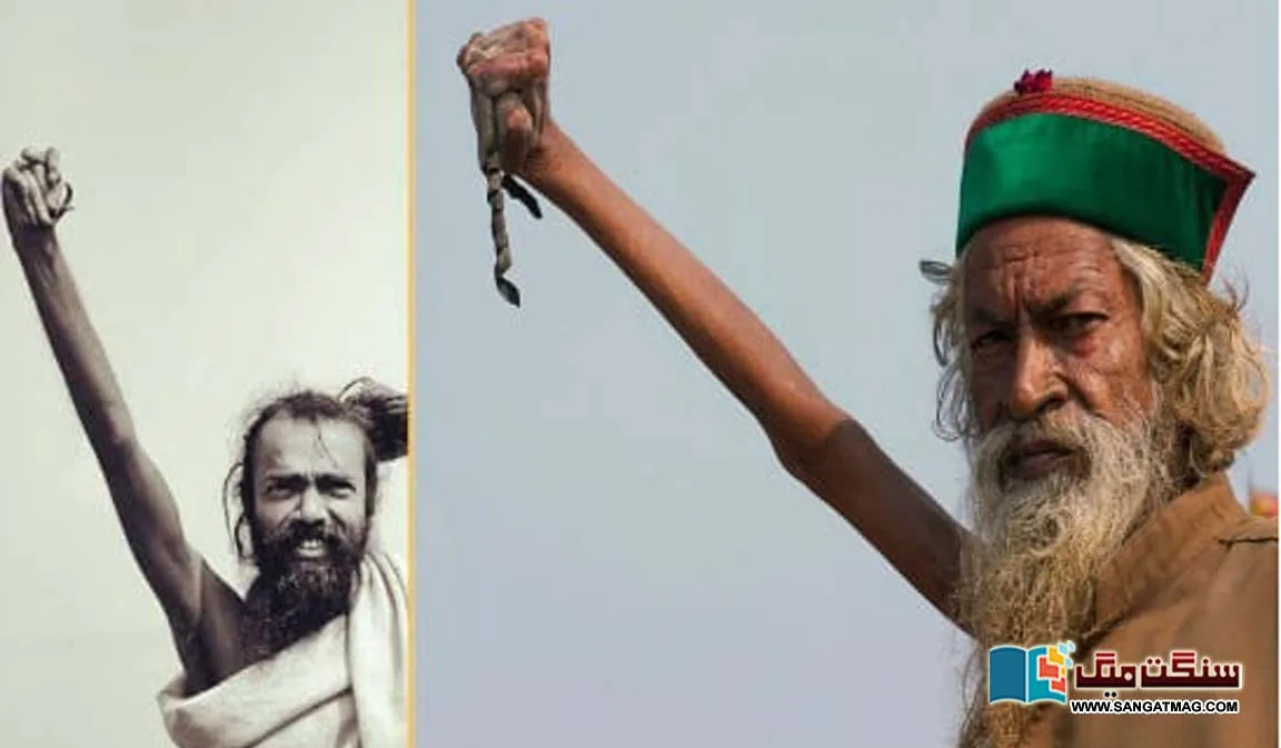 Why-has-an-Indian-Sadhu-raised-his-arm-continuously-since-1973