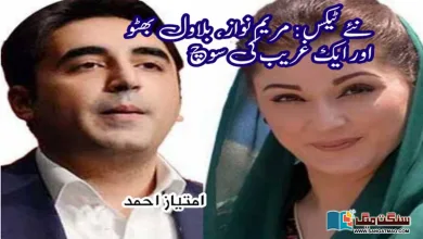 Photo of نئے ٹیکس: مریم نواز، بلاول بھٹو اور ایک غریب کی سوچ