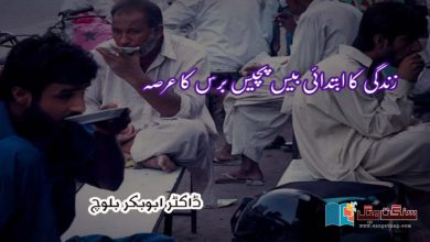 Photo of زندگی کا ابتدائی بیس پچیس برس کا عرصہ