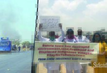Bahria Town Karachi Protest