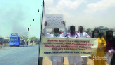 Bahria Town Karachi Protest